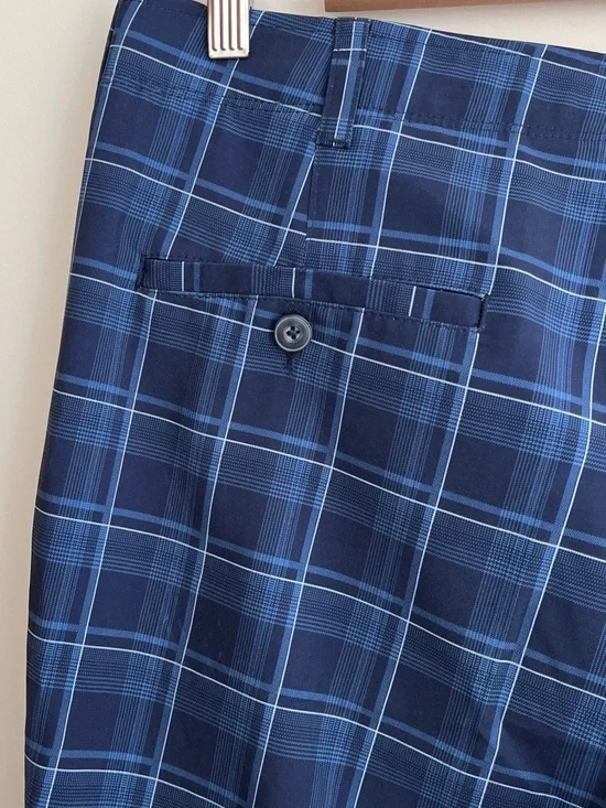 BEN HOGAN Plaid Lightweight Golf Shorts Resortwear Vacation Summer Preppy Casual - Picture 4 of 12